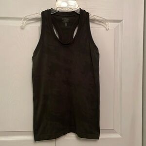 ATHLETA Athletic Green Camouflage Racerback Tank Top